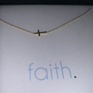 Dogeared faith necklace